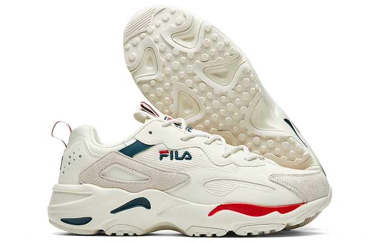 FILA Tracer White Green Red - вид сзади
