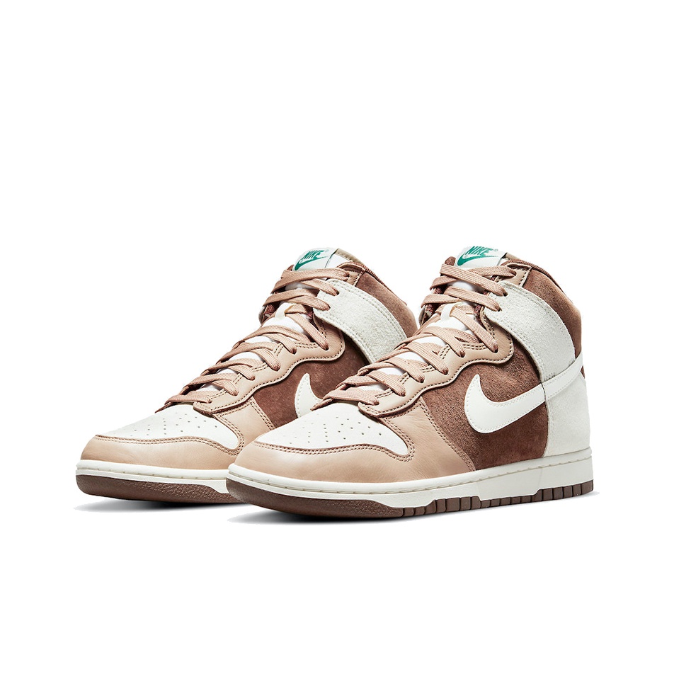 Nike Dunk Retro PRM "Light Chocolate" - вид спереди
