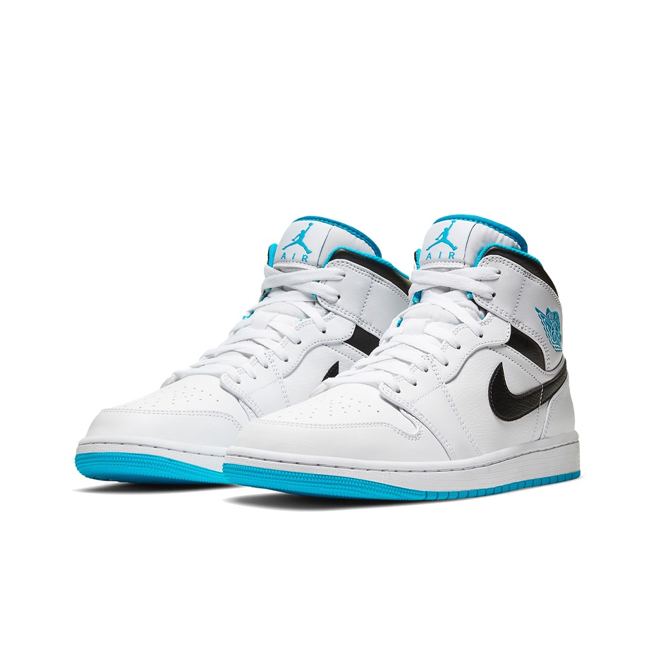 Jordan Air Jordan 1 Mid "Laser Blue" - вид спереди