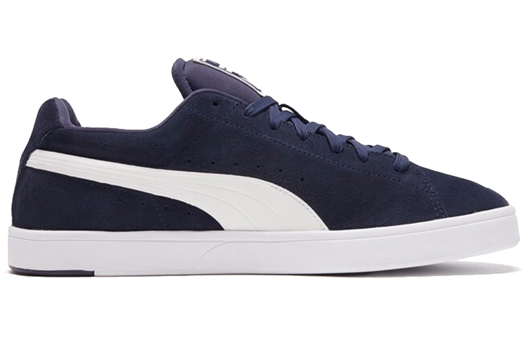 Puma Suede Blue/White - вид с внутренней стороны