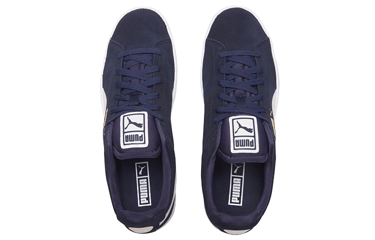 Puma Suede Blue/White - вид сзади