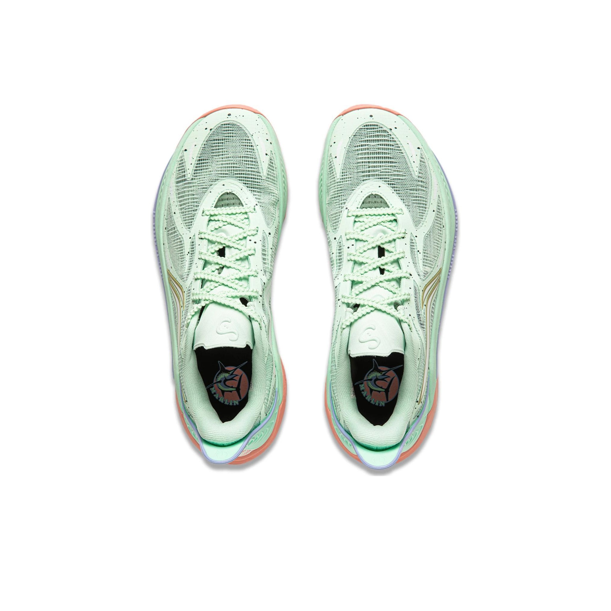Li-Ning Sonic 12 'Green Orange' - подошва