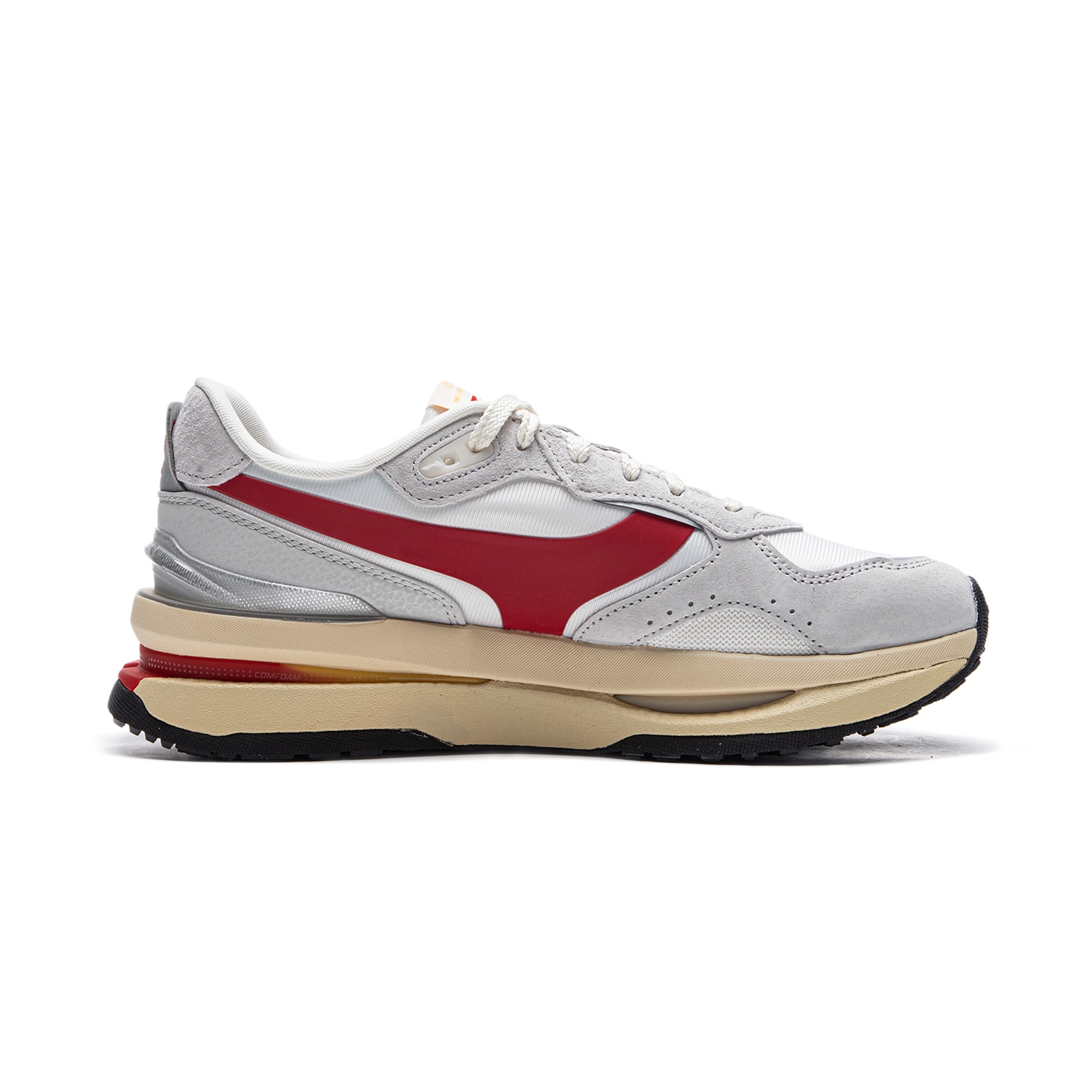 Li-Ning Light Smoke Gray/Ivory - вид с внутренней стороны