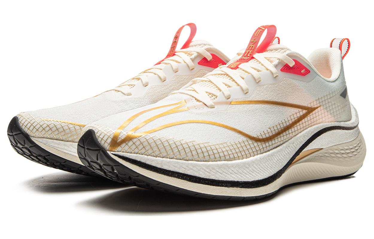 Li-Ning Red Hare 7 Pro Standard White/Traditional Style Gold - вид спереди