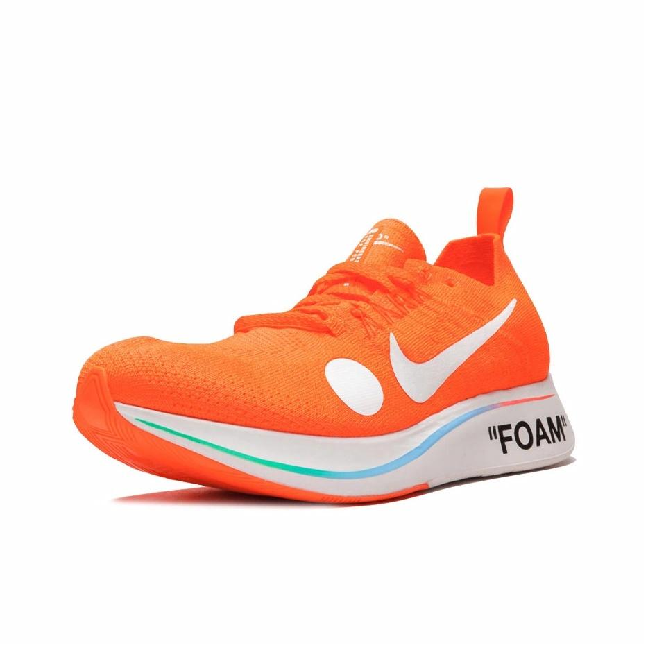 OFF-WHITE x Nike Zoom Fly 1 Total Orange - вид с внутренней стороны