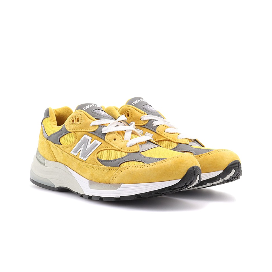 New Balance 992 Series Yellow (полнота: D) - вид сзади