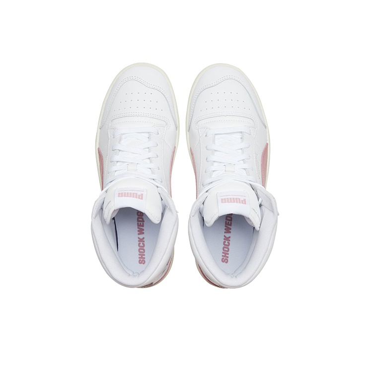 Puma Ralph Samprson Mid White Foxglove Whisper - вид сзади