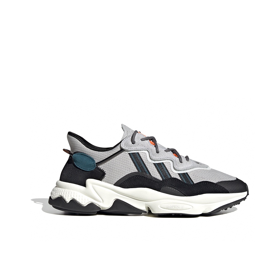 adidas originals Ozweego Grey Utility Green - вид с внутренней стороны