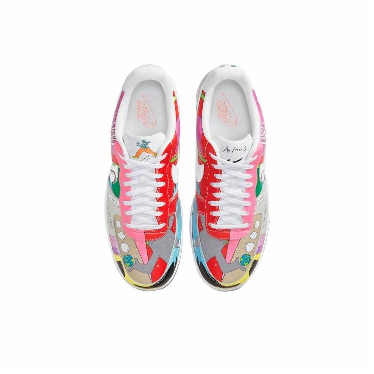 Ruohan Wang x Nike Air Force 1 Flyleather QS - вид сзади