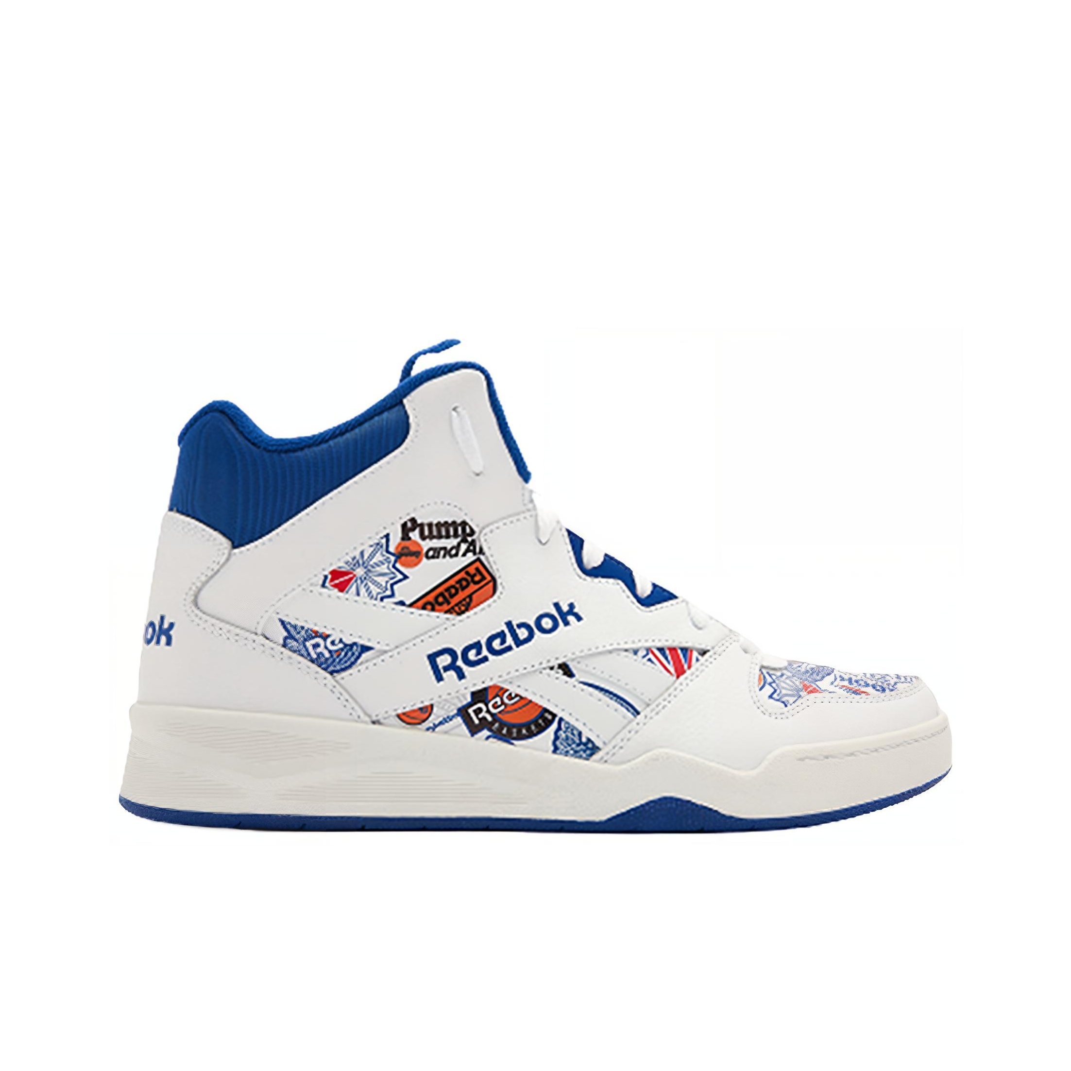 Reebok Royal HI2 Sport Shoes White/Blue - вид с внутренней стороны