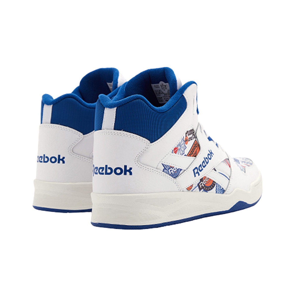 Reebok Royal HI2 Sport Shoes White/Blue - вид сзади