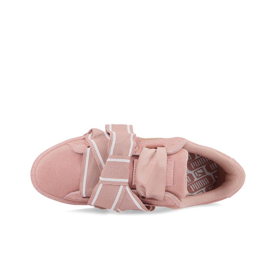 PUMA Suede Heart Satin II Cameo Brown (W) - вид спереди