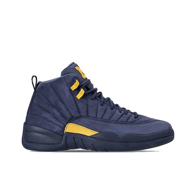 Psny x Jordan Air Jordan 12 "michigan" Pe College - вид с внутренней стороны