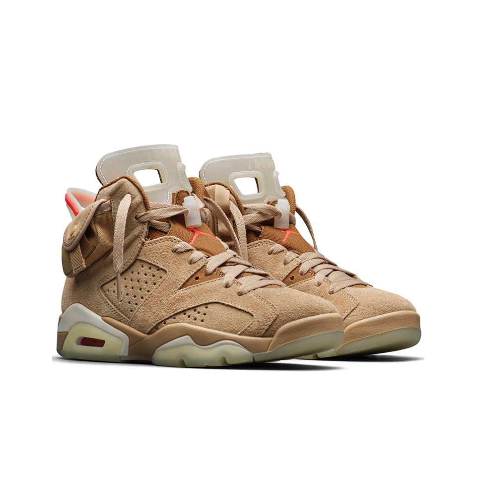 Jordan Air Jordan 6 retro sp "british khaki" - вид спереди