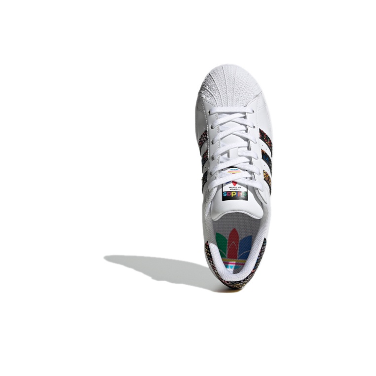 adidas originals Superstar W FTWWHT/CBLACK/RED - подошва