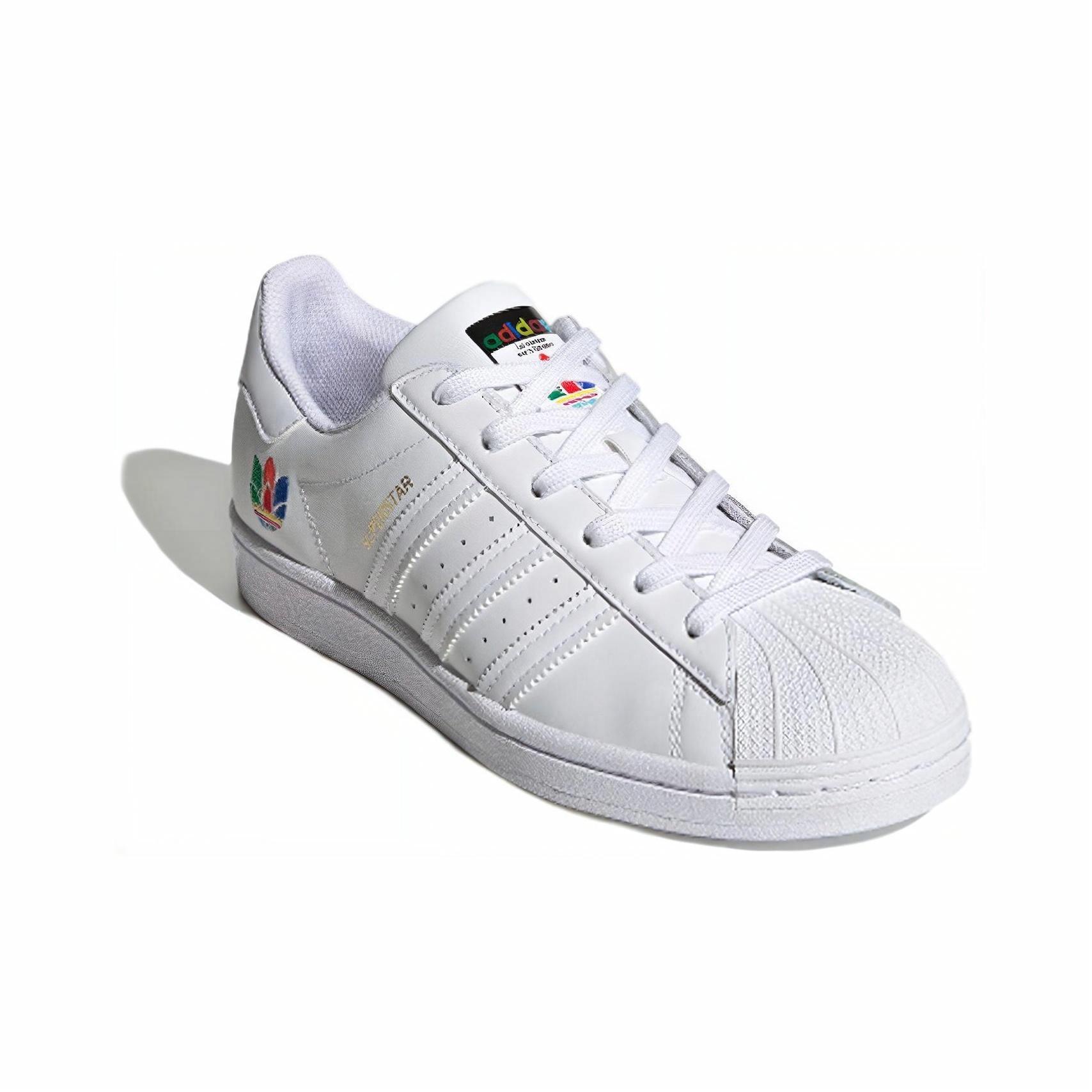 adidas originals Superstar W Sneakers Shoes Trefoil White - вид спереди