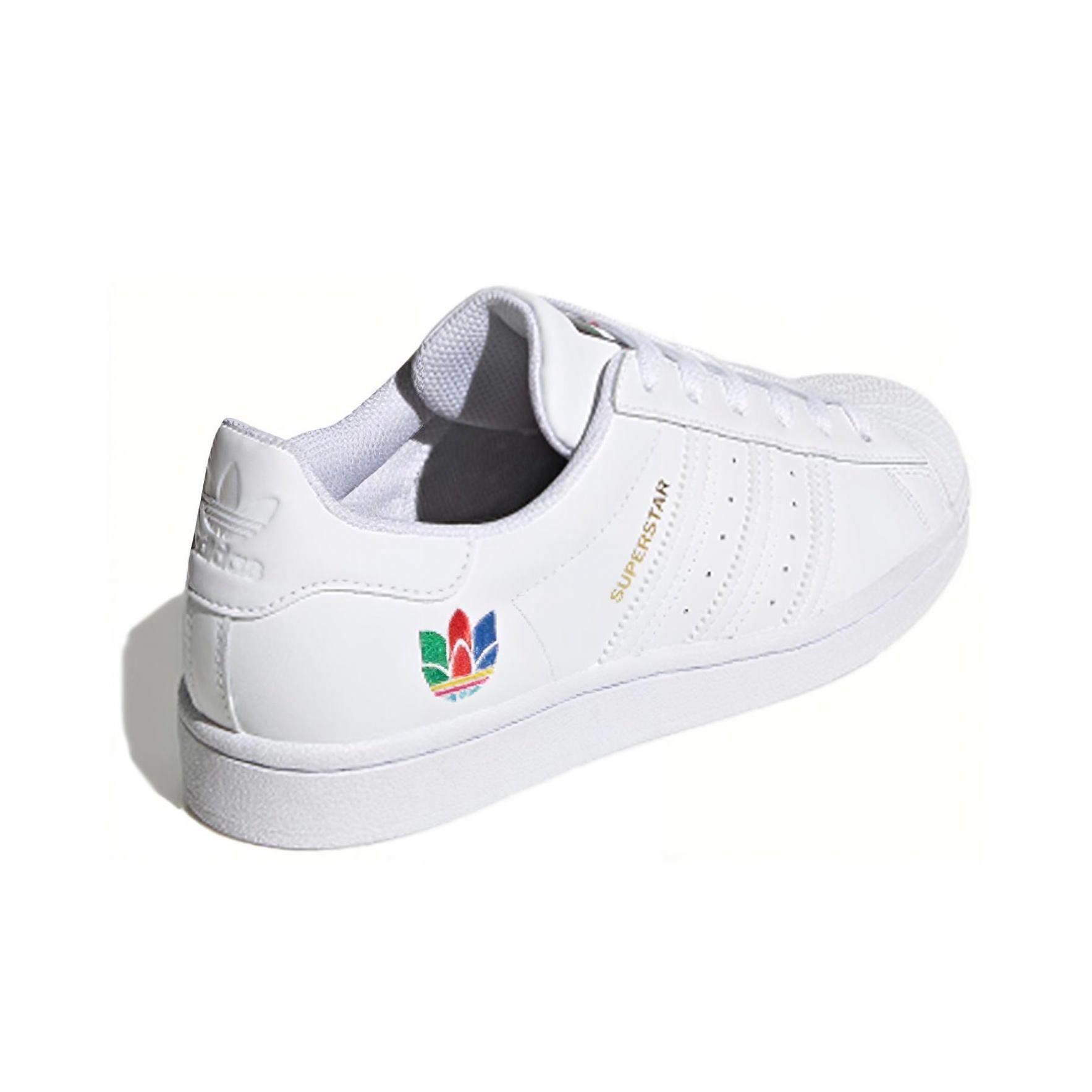 adidas originals Superstar W Sneakers Shoes Trefoil White - вид сзади
