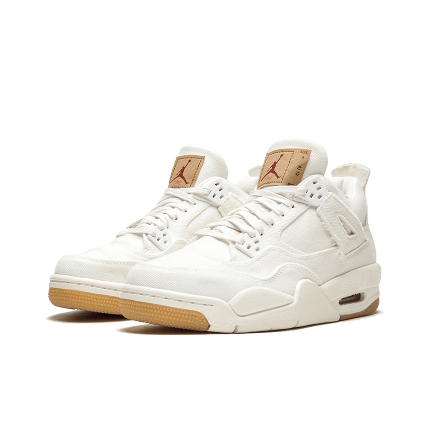 Jordan Air Jordan 4 Retro Levis White - вид спереди