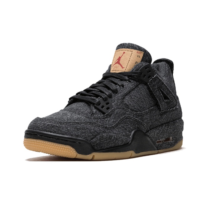 Air Jordan 4 Retro Levis Black - вид 6
