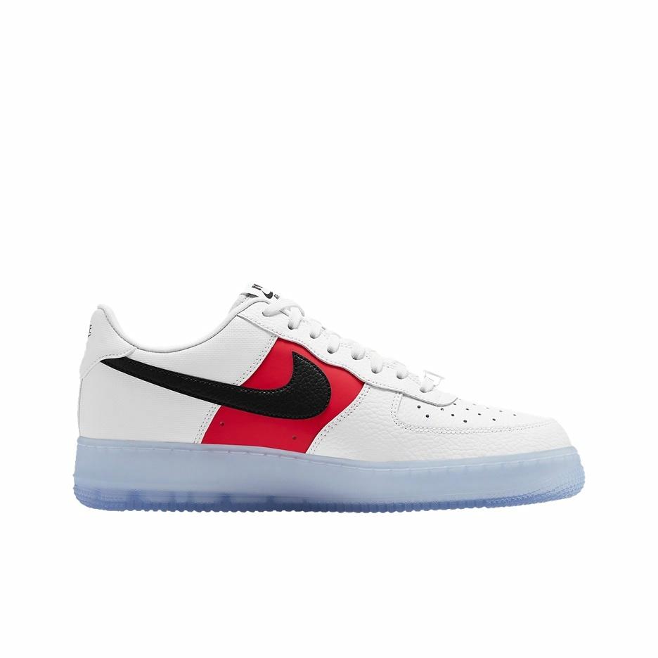 Nike Air Force 1 '07 LV8 EMB Icy Soles White Black Red - вид с внутренней стороны