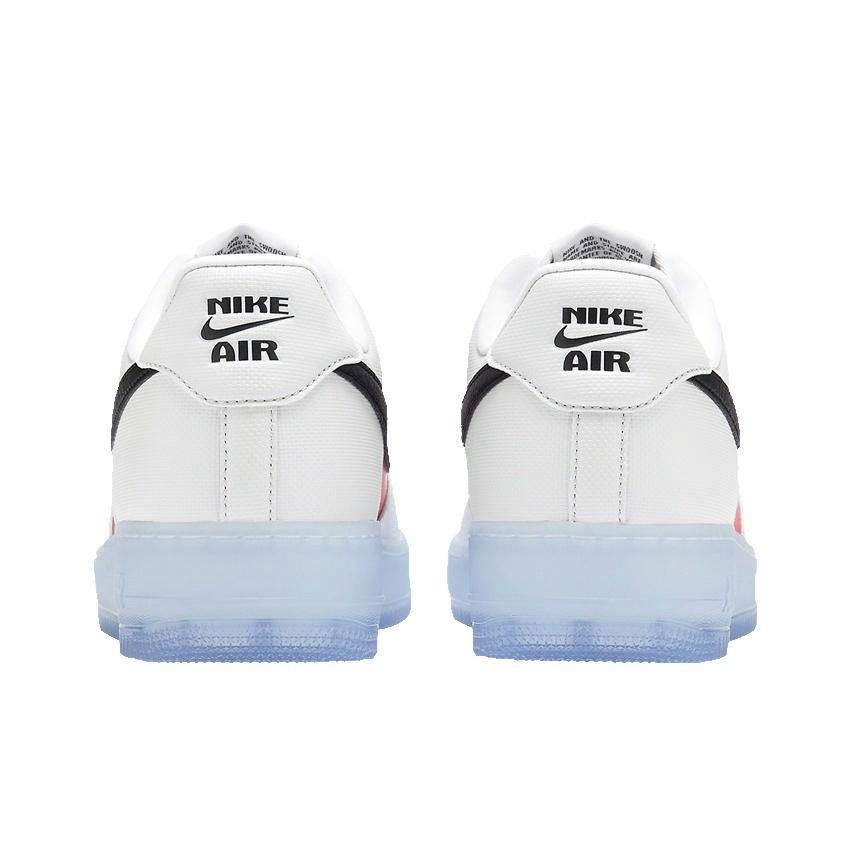 Nike Air Force 1 '07 LV8 EMB Icy Soles White Black Red - подошва