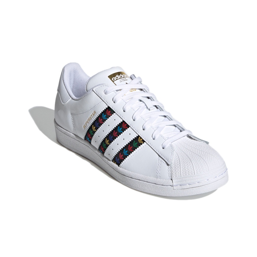 adidas originals Superstar White Multi Unisex - front view