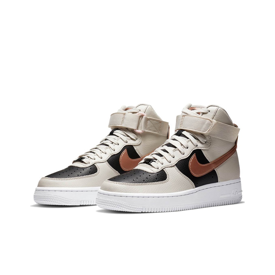 Nike Air Force 1 High Light Wood Brown - вид спереди
