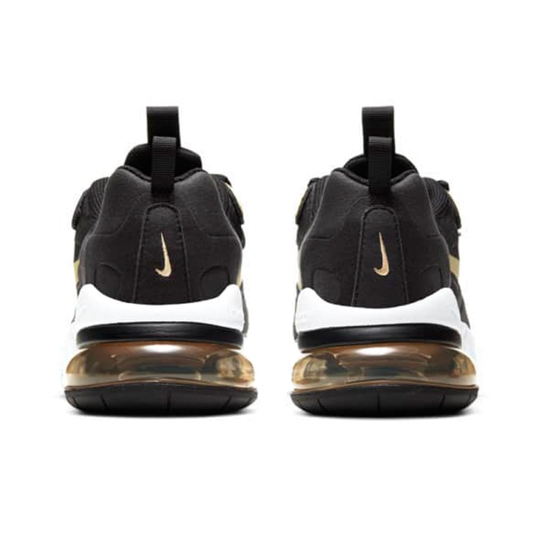 Nike Air Max 270 React Black Metallic Gold Star - подошва