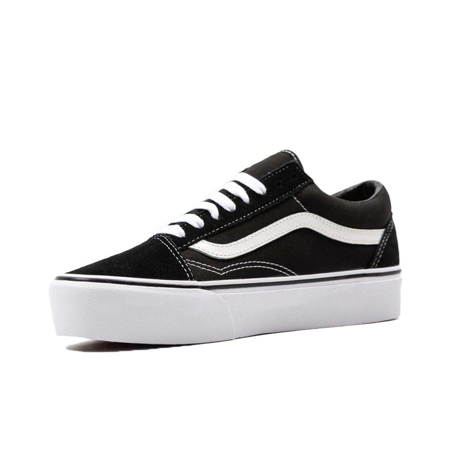 Vans Old Skool Platform Black White - вид с внутренней стороны