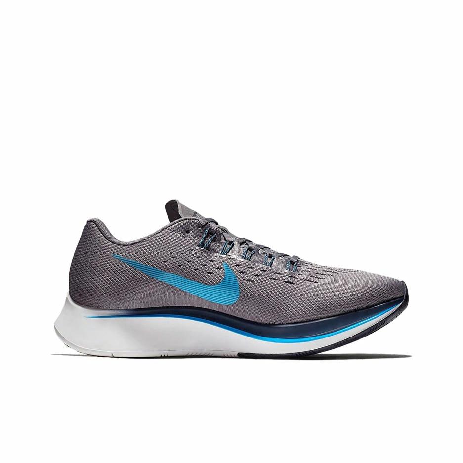 Nike Zoom Fly 'Gunsmoke Blue Hero' - view from the inside