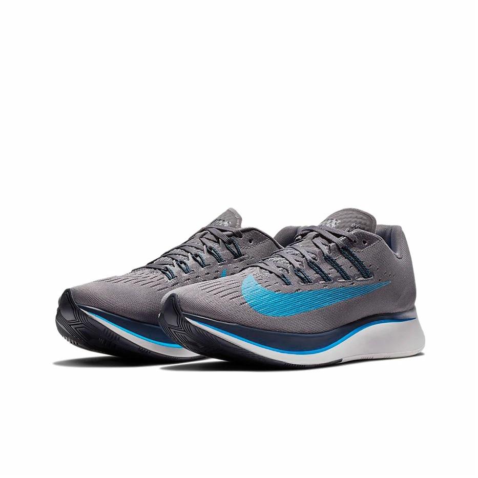 Nike Zoom Fly 'Gunsmoke Blue Hero' - front view