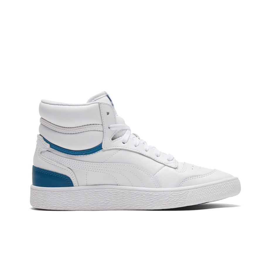 Puma Ralph Sampson Mid White Digi Blue - вид с внутренней стороны