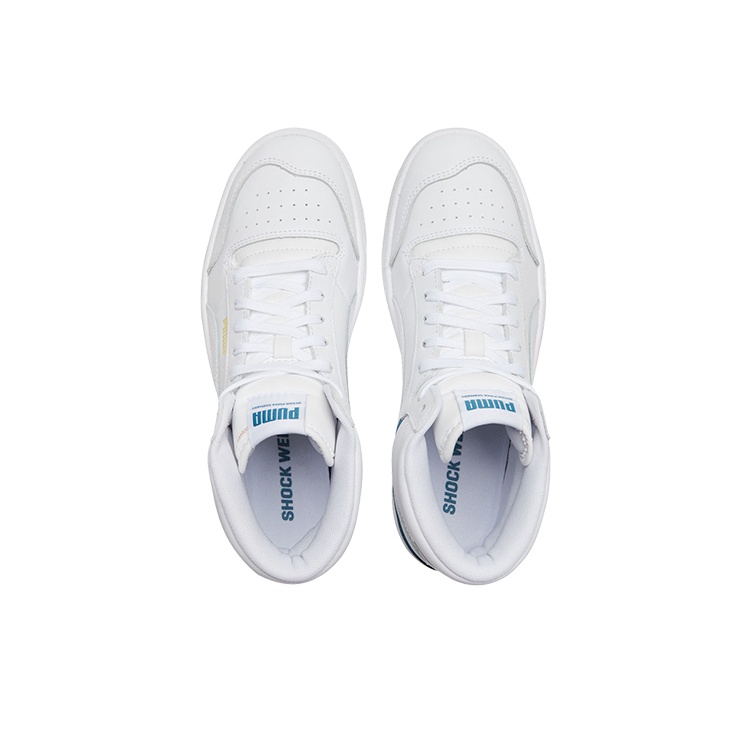 Puma Ralph Sampson Mid White Digi Blue - вид сзади