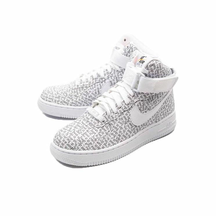 Nike Air Force 1 LX Just Do It Pack White - вид сзади