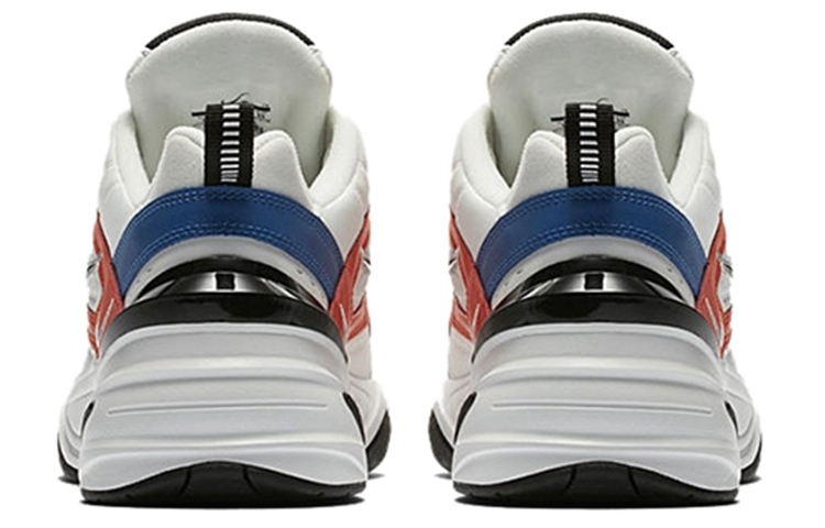 Nike M2K Tekno White Black Orange - вид сзади