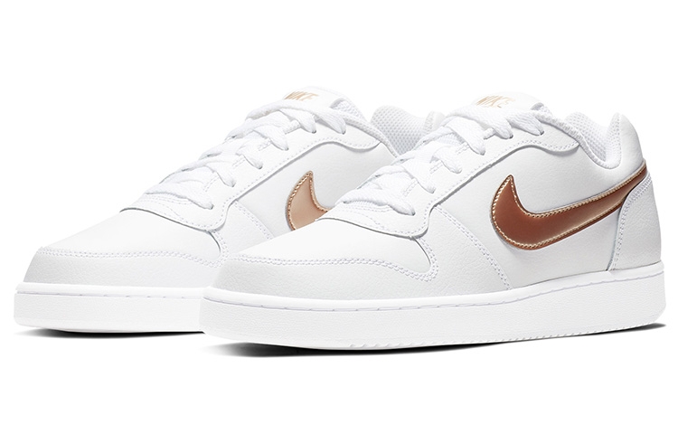 Nike Ebernon Low White/Gold - вид спереди