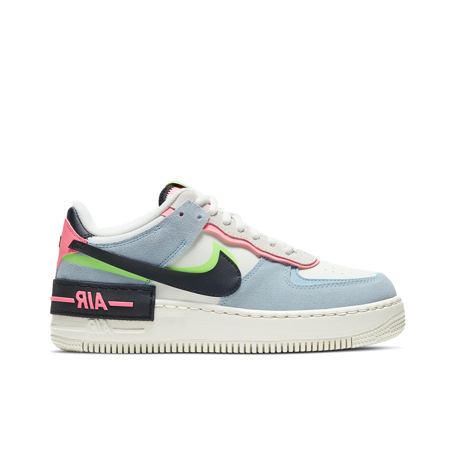 Nike Air Force 1 Shadow "Sunset Pulse" - вид с внутренней стороны