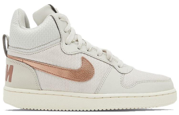 Nike Court Borough Mid Premium Light Bone Metallic Red Bronze - view from the inside