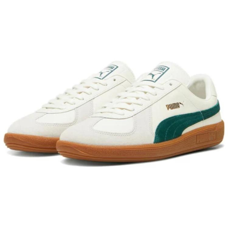 Puma Army Trainer 'White Green' - вид спереди