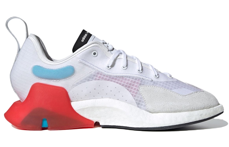 Y-3 Orisan White Red Cyan - вид с внутренней стороны