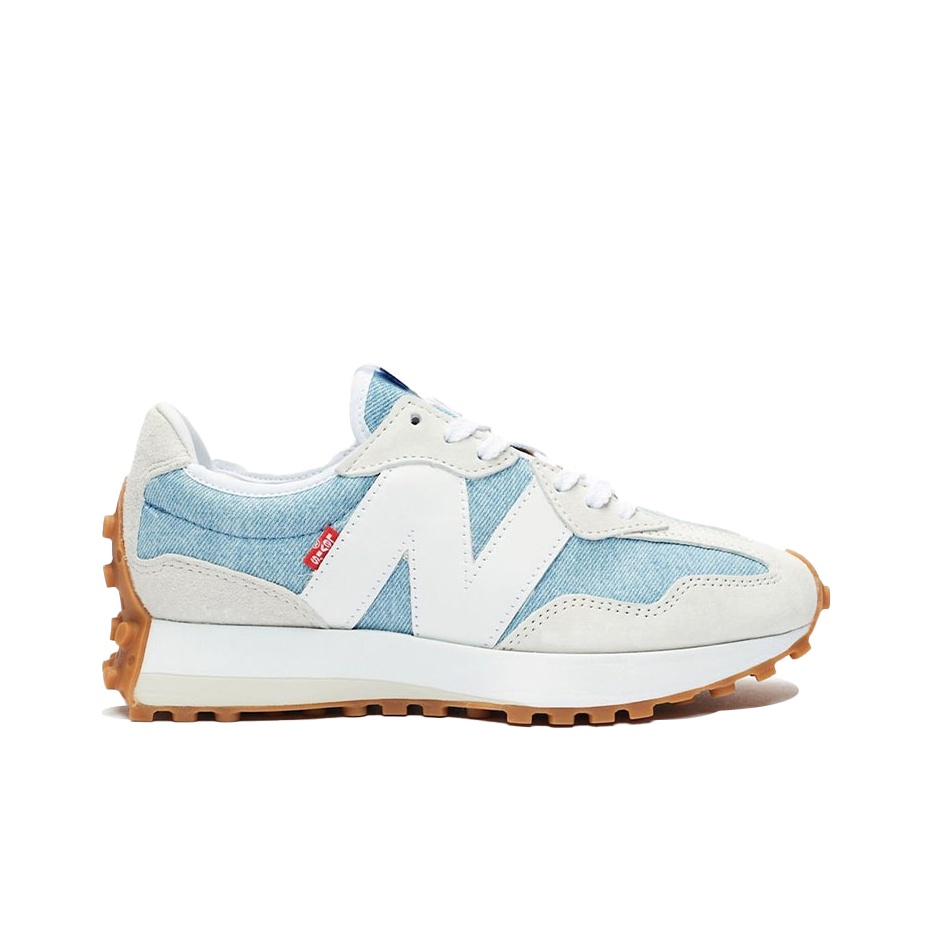 Levi's x New Balance 327 Light Wash Denim (полнота: B) - вид с внутренней стороны