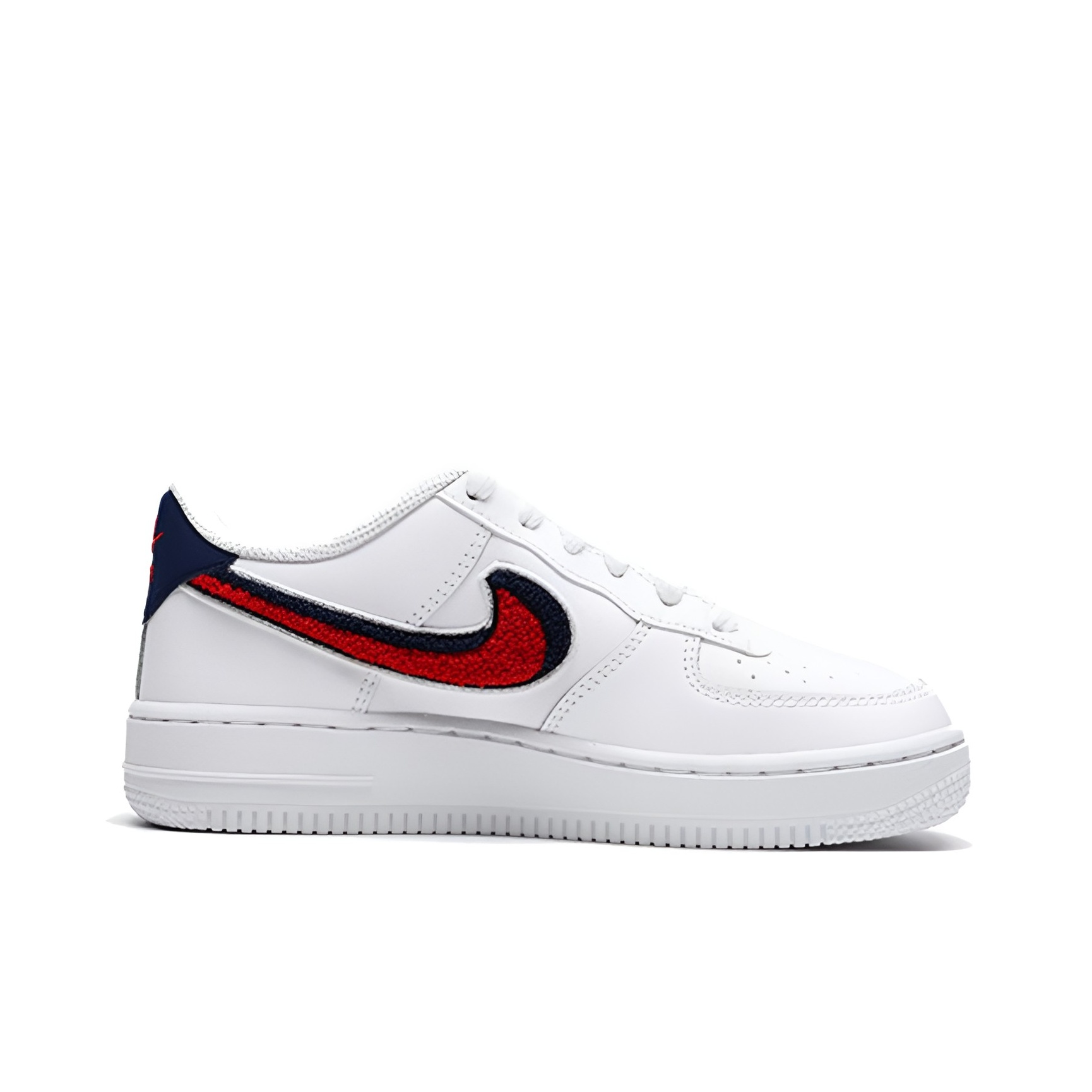 Nike Air Force 1 3D Chenille Swoosh - вид с внутренней стороны