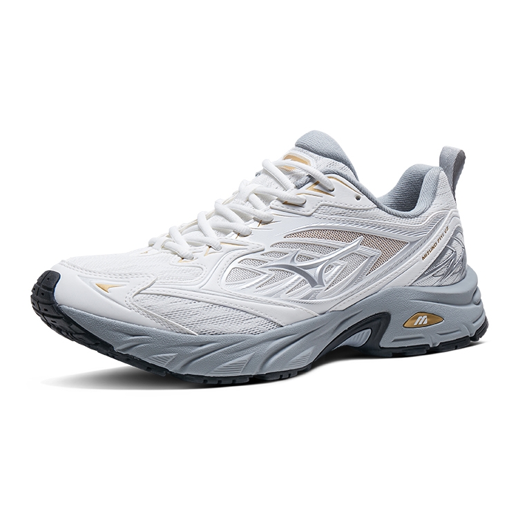 Mizuno FIYI V2 White/Light Gray/Gold - вид спереди