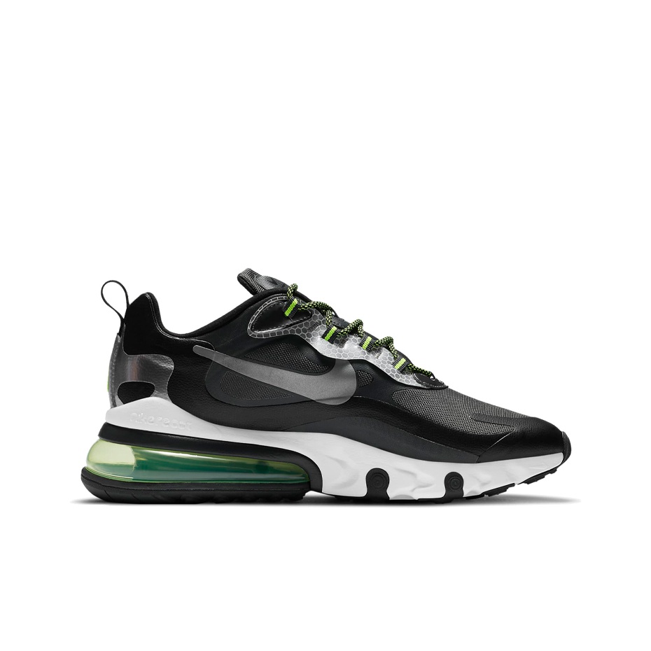 Nike Air Max 270 React Se BlackGreen - вид с внутренней стороны