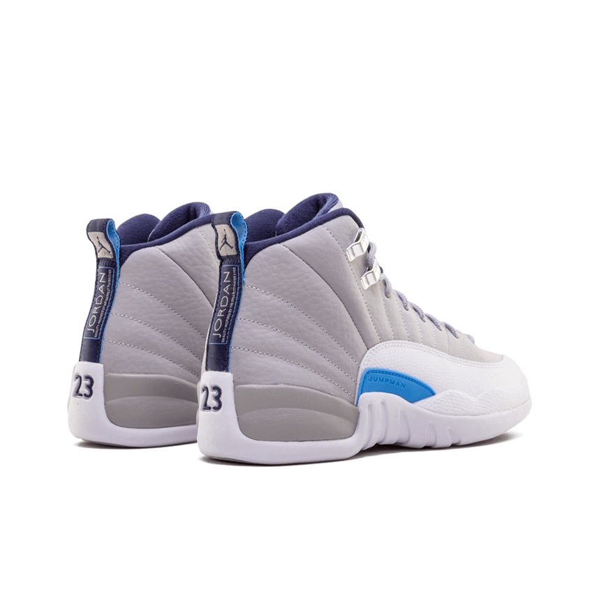 Jordan Air Jordan 12 Retro Grey University Blue - вид сзади