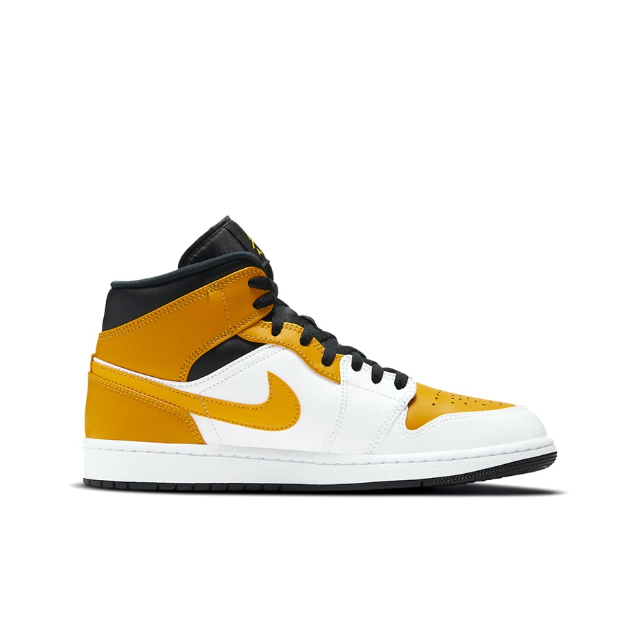 Jordan Air Jordan 1 mid "university gold" - вид с внутренней стороны