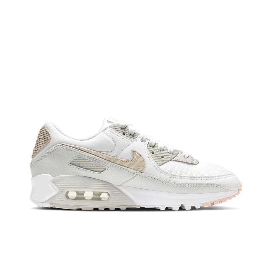 Nike Air Max 90 SE Summit White Light Bone - вид с внутренней стороны