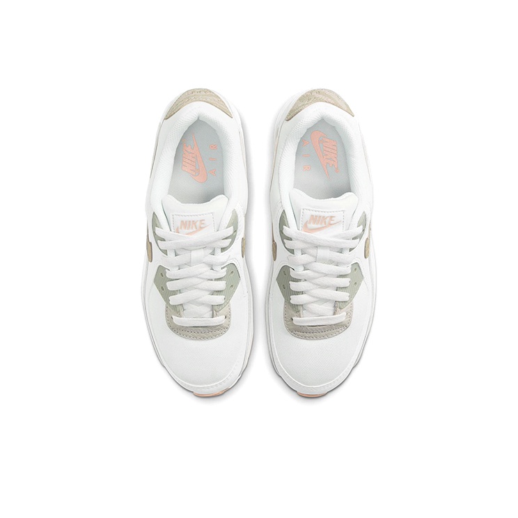 Nike Air Max 90 SE Summit White Light Bone - вид сзади