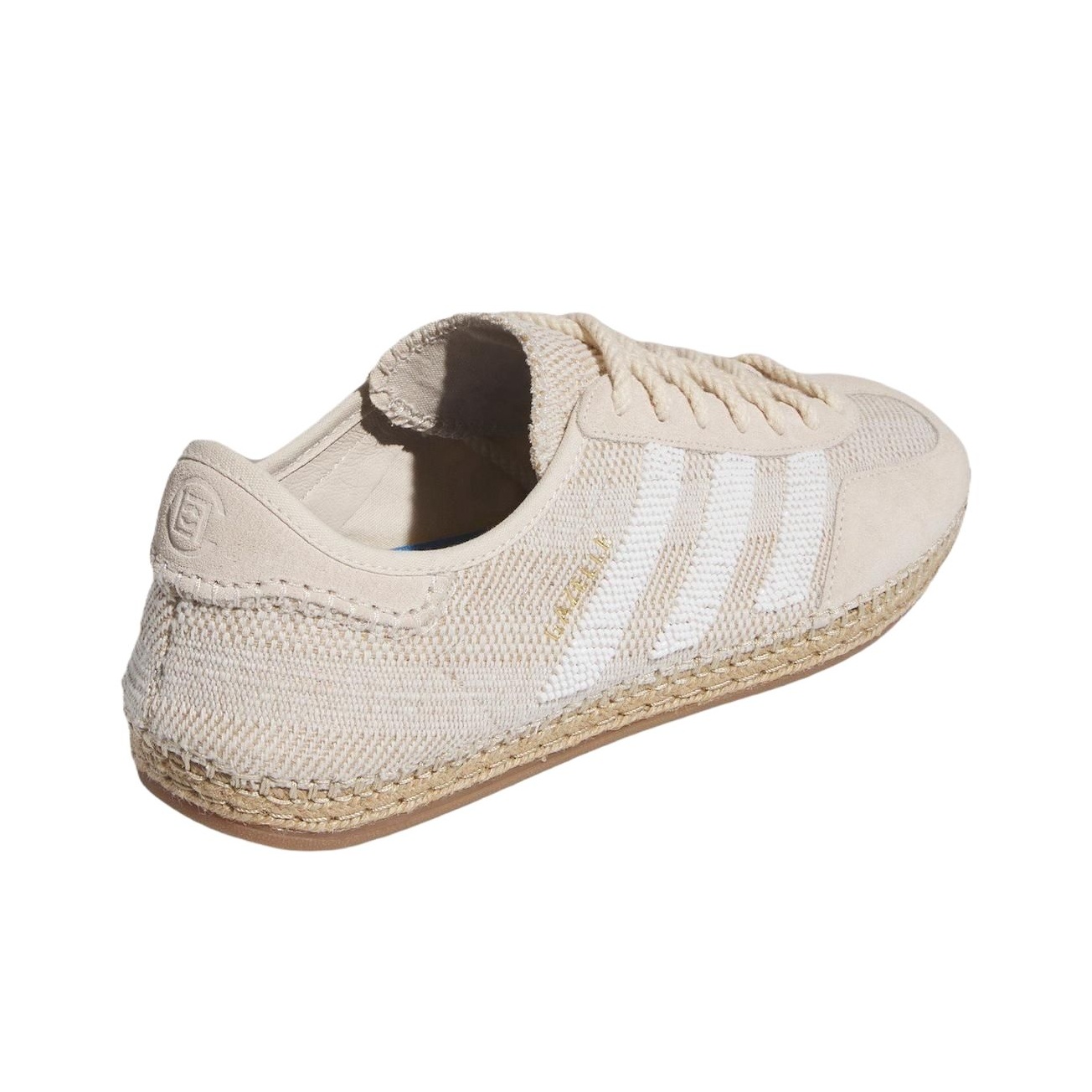 CLOT x adidas originals Gazelle HALO IVORY - rear view
