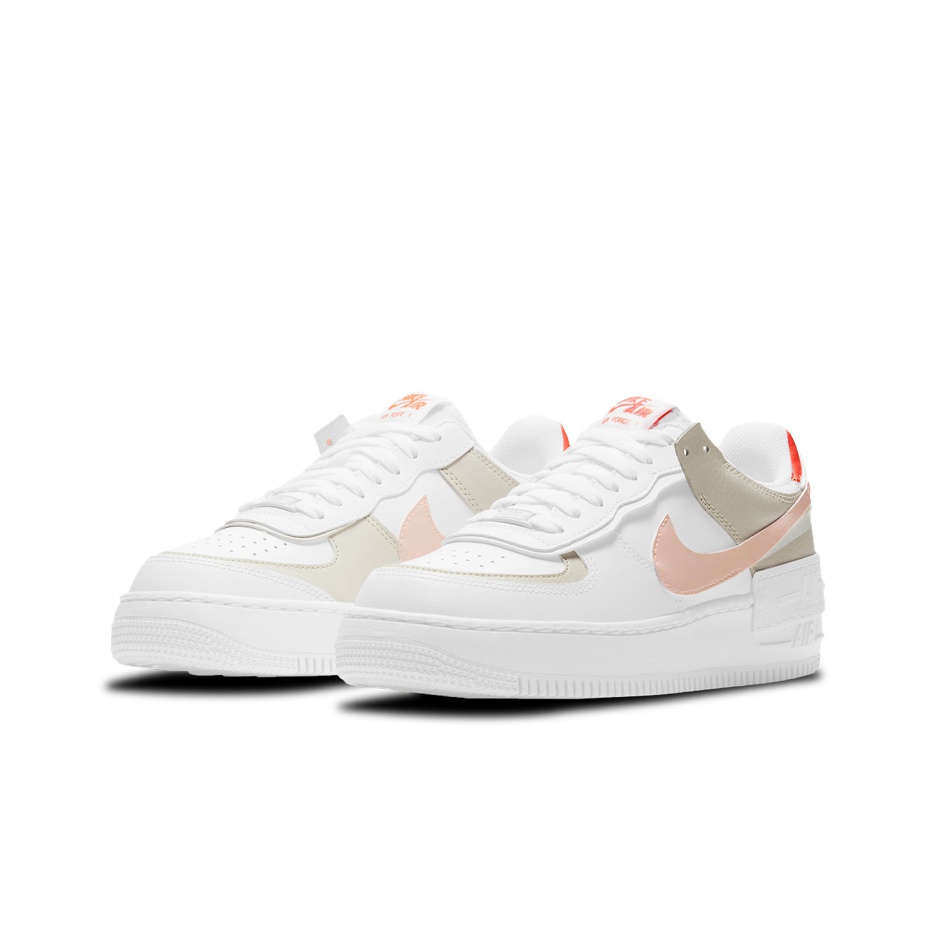 Nike Air Force 1 Shadow "Crimson Tint" - вид спереди